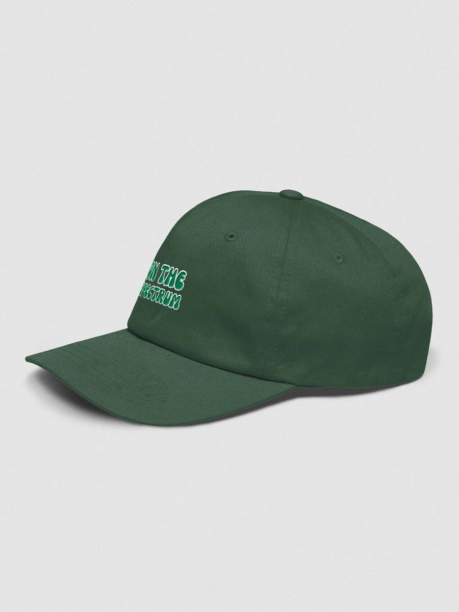 ON THE SPECTRUM (green) groovy lined design embroidered classic dad hat product image (43)