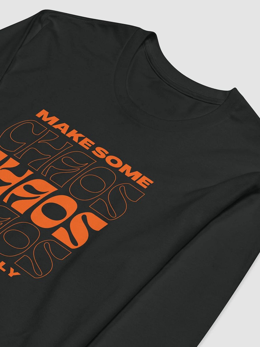 Make Some Chaos Premium Fitted Printed Long Sleeve product image (3)