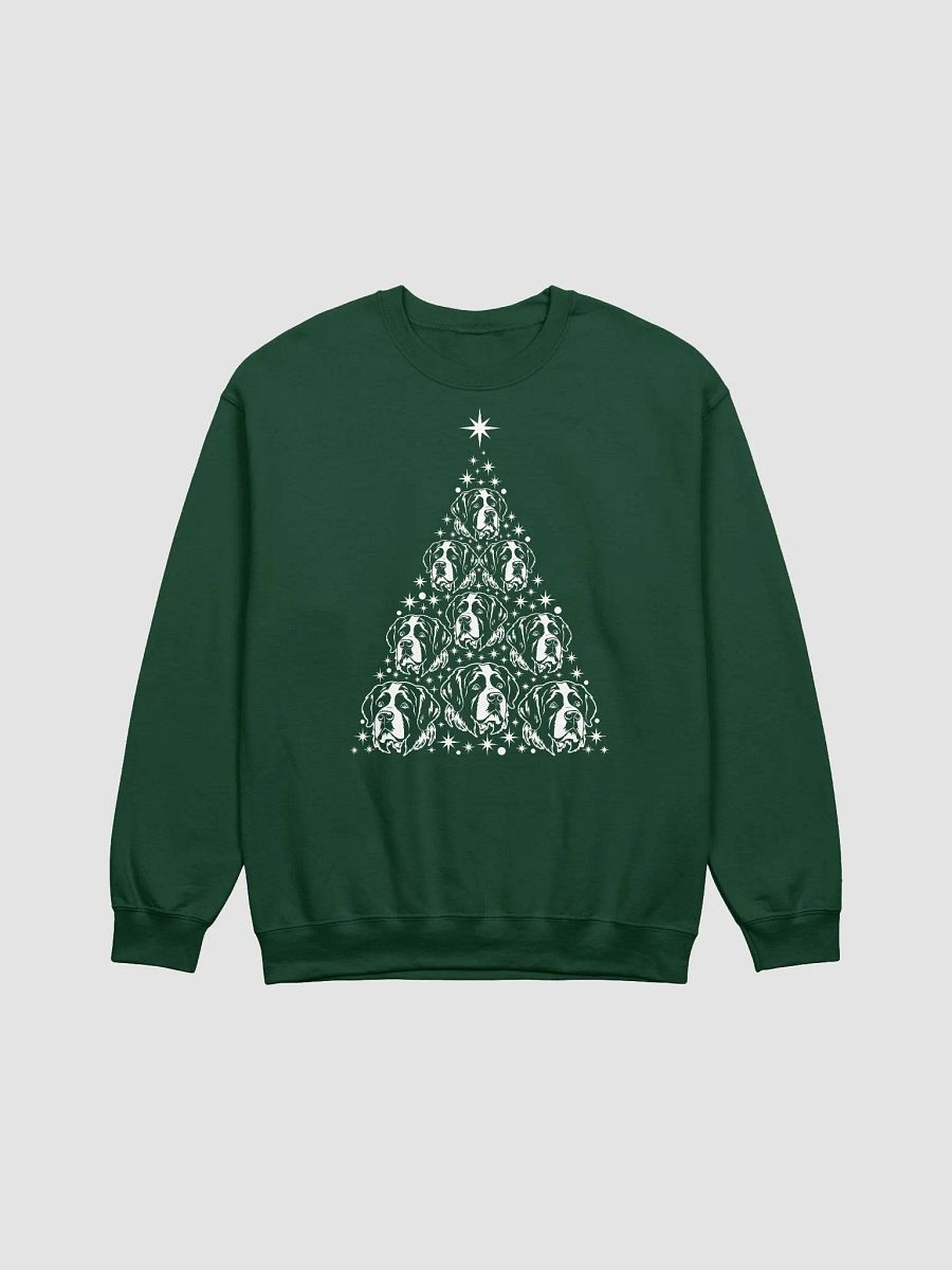 Saint Bernard Christmas Tree Sweatshirt Design for Saint Bernard Paw-rents product image (13)