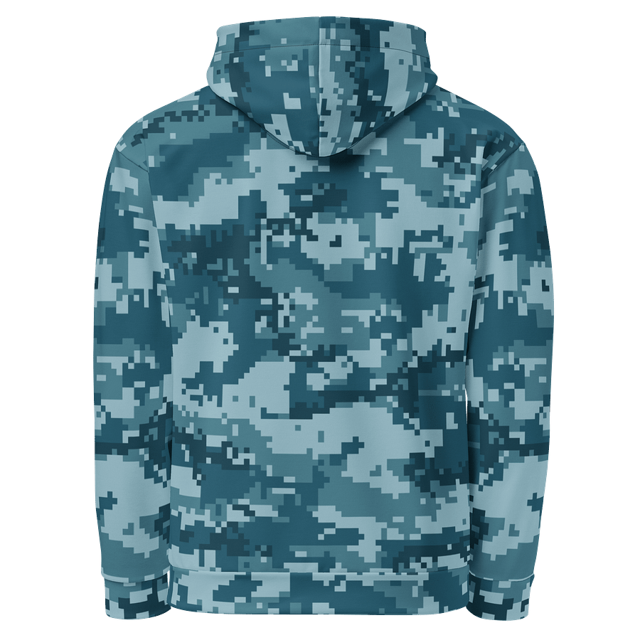 Pixelated Sky Unisex Camo Hoodie product image (3)