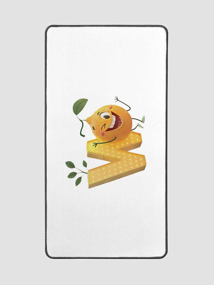 Delightful Lemon Desk Mat product image (2)