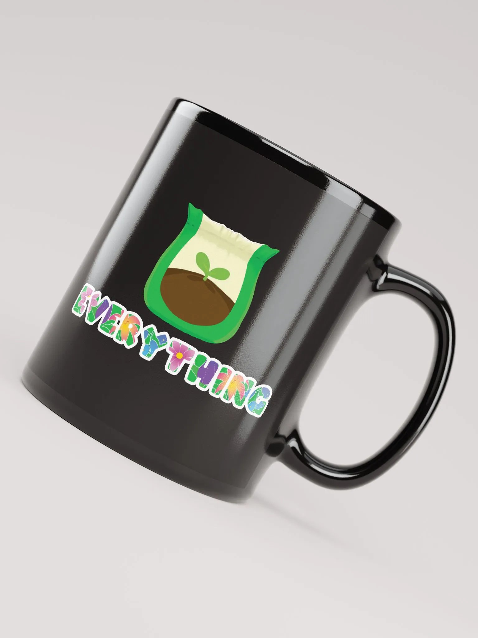 Fertilize Everything Black Mug- double sided product image (4)
