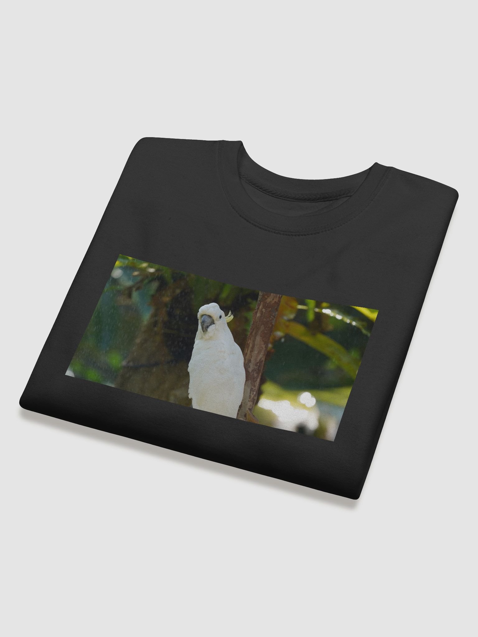 Crested Cockatoo Cotton Sweatshirt product image (4)