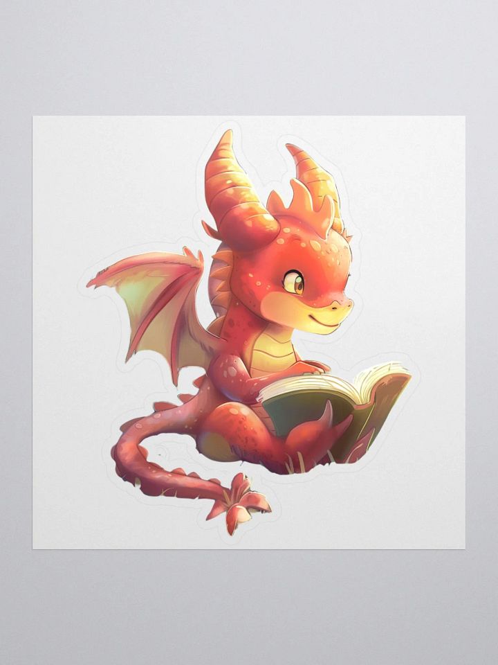 Sticker Dragon Rouge product image (1)
