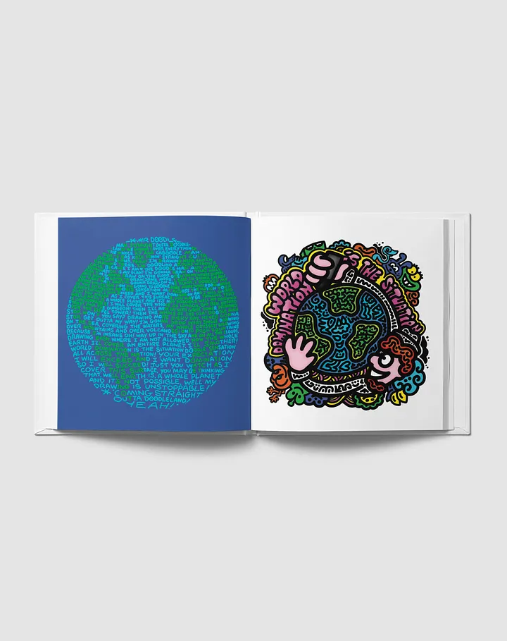 (Pre-Order) 'Straight Outta DoodleLand' Special Edition, Signed Hardback Book Vinyl product image (2)