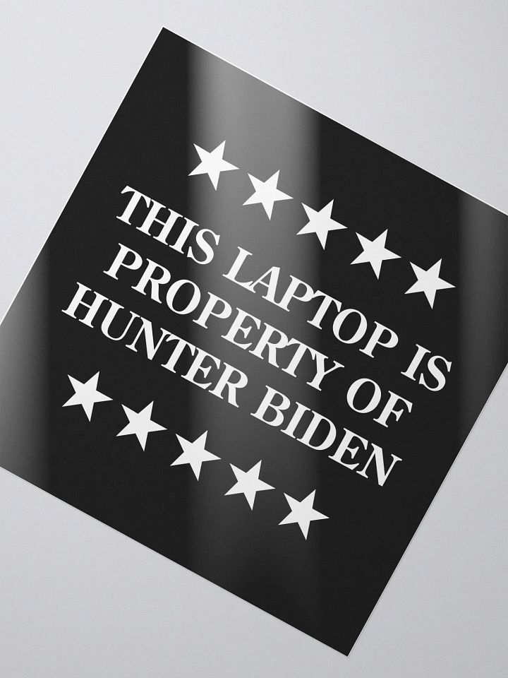 Hunter Biden's Laptop Sticker product image (2)