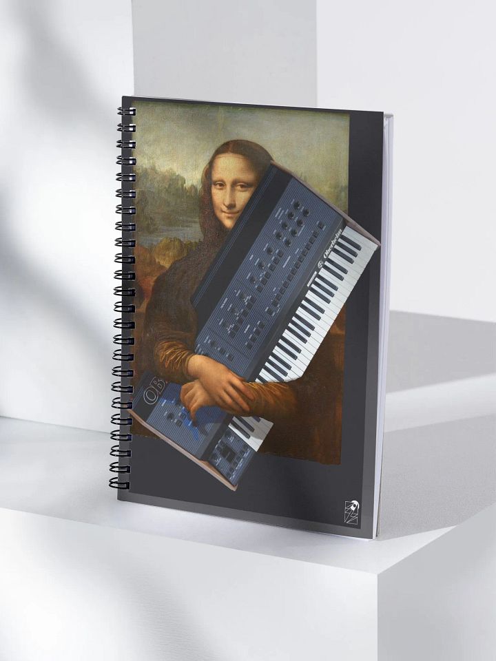 MoBNa LiXA by Frank Fonik, EDM Techno Spiral Notebook product image (1)