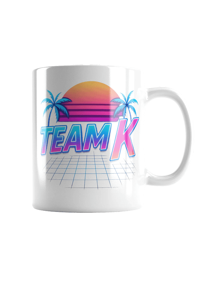 Team K 1980's White Mug product image (1)