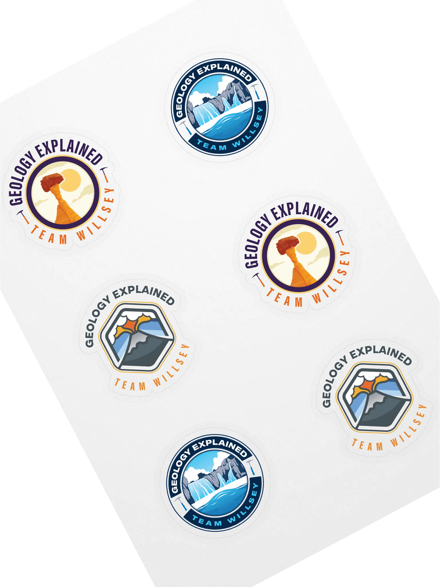 Geology Explained Sticker Sheet product image (1)