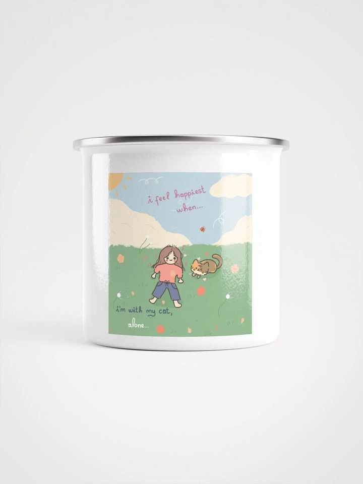 A LOVELY DAY Enamel Mug product image (1)