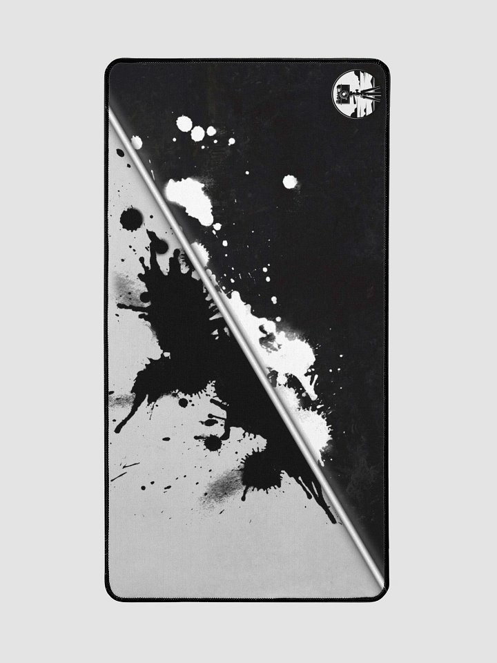 Black & White Splatter Deskpad product image (2)