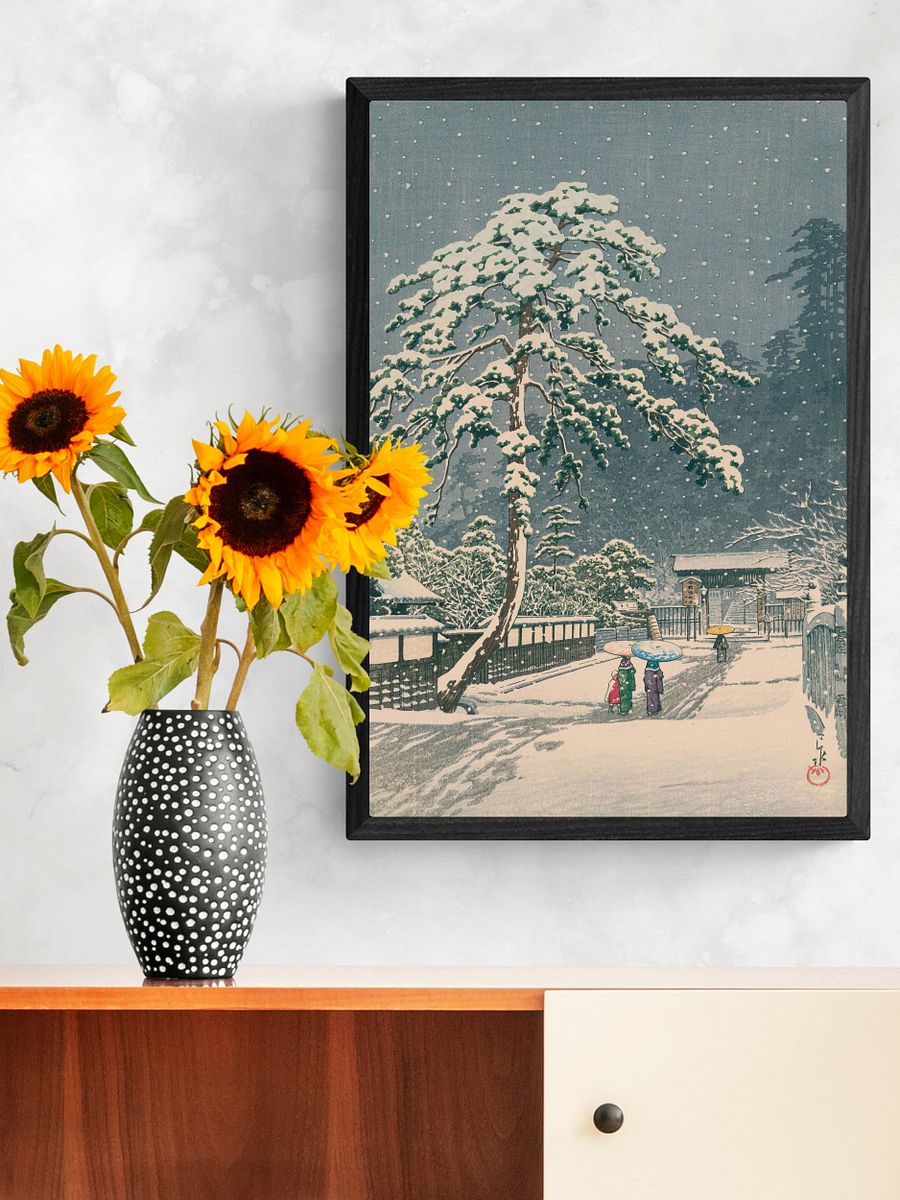 Hommonji Temple in Snow - Kawase Hasui product image (3)
