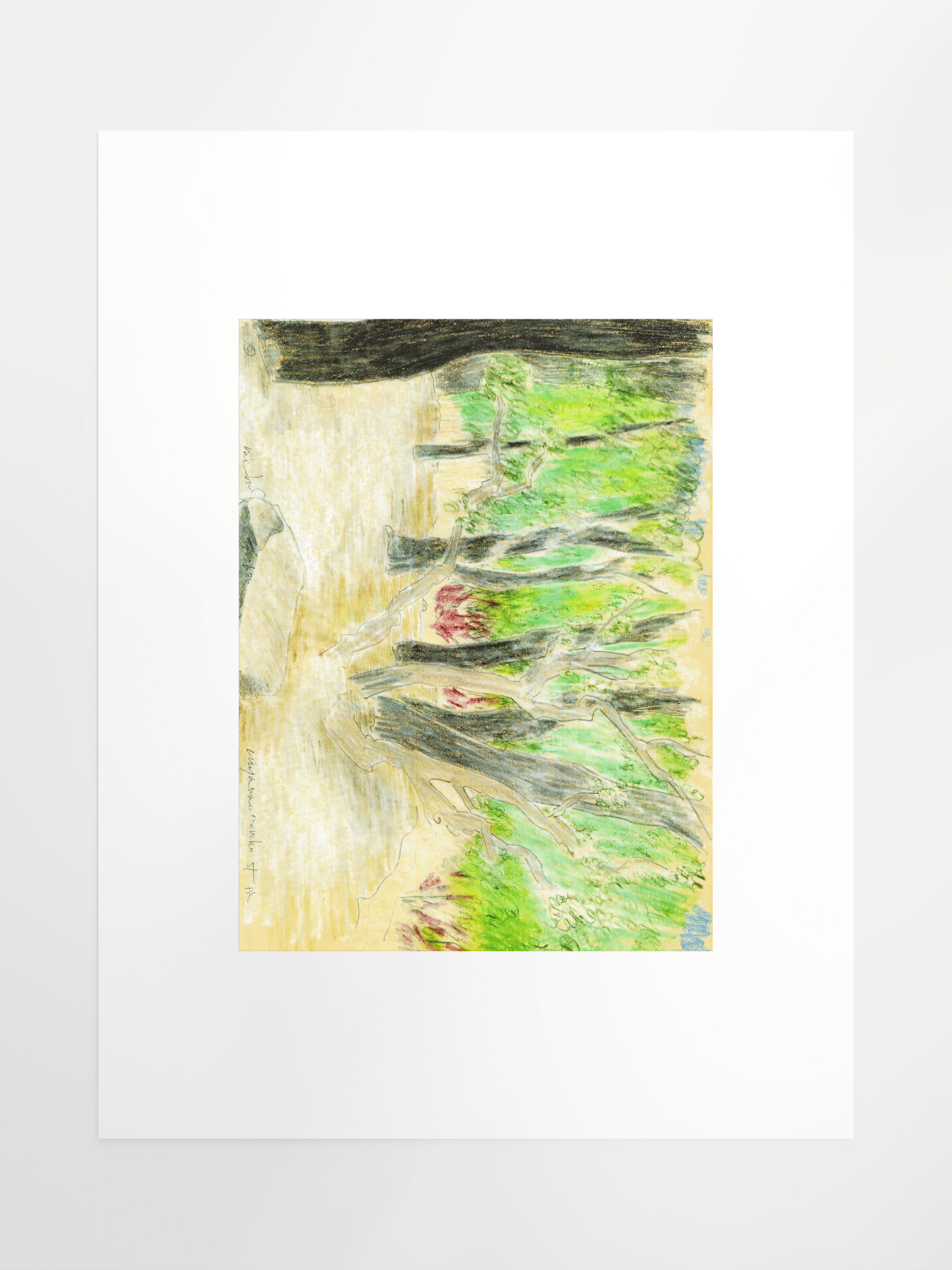 Cuyamaya Canyon State Park, CA 09.16.86 print product image (2)