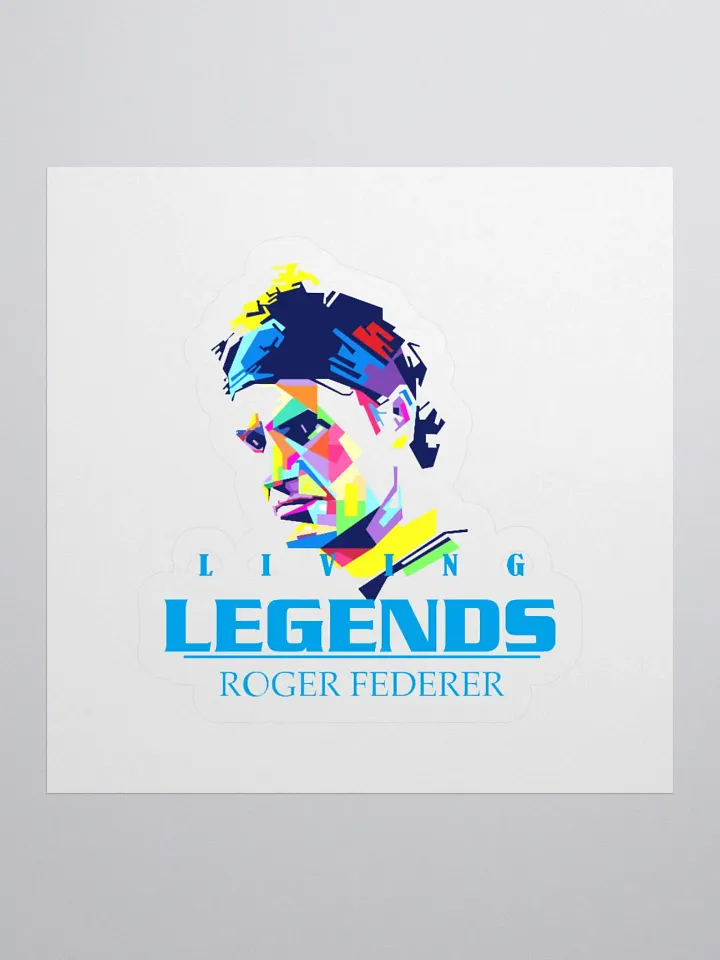 Pop Art Roger Federer Stickers product image (1)