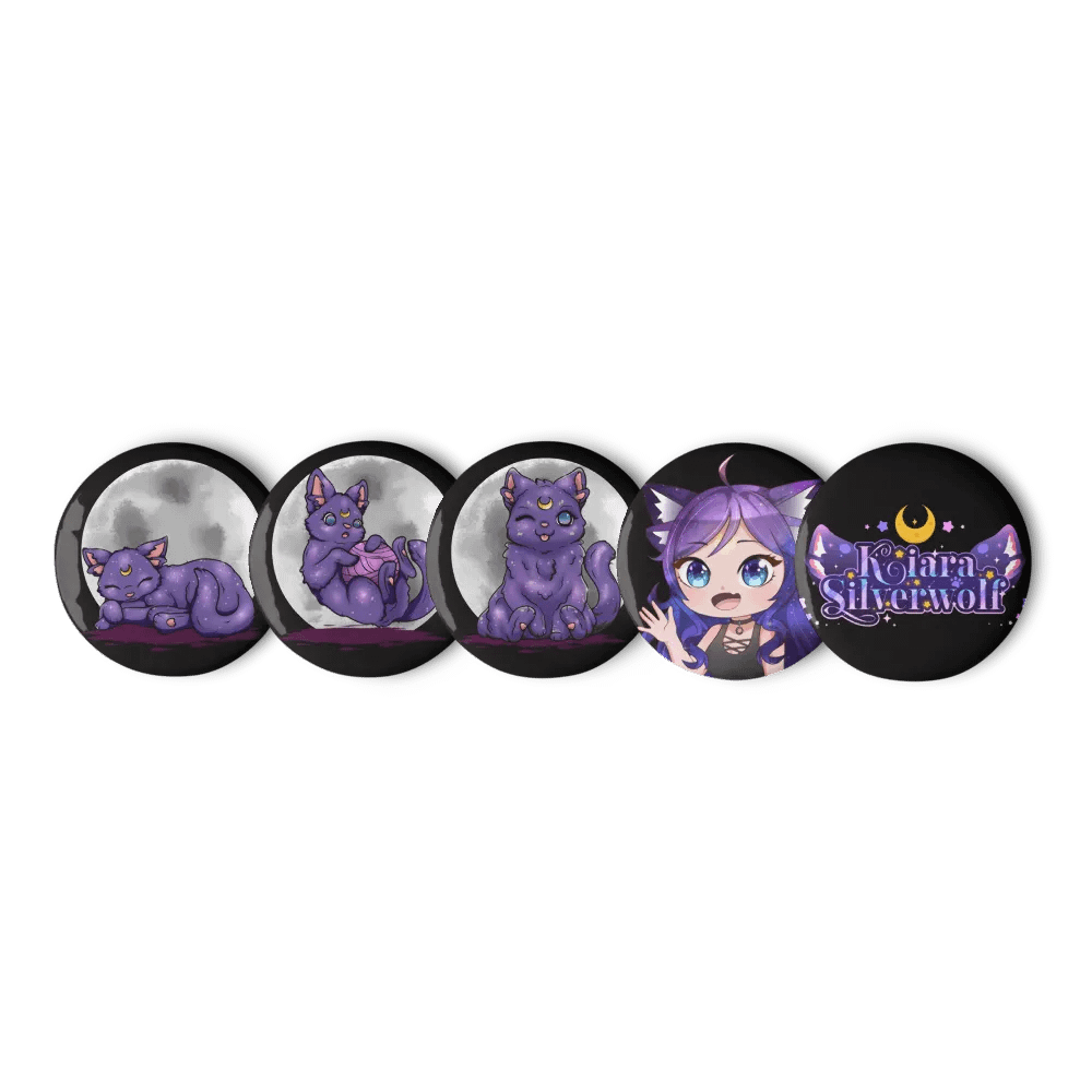 5-Piece Pin Set - Black product image (5)