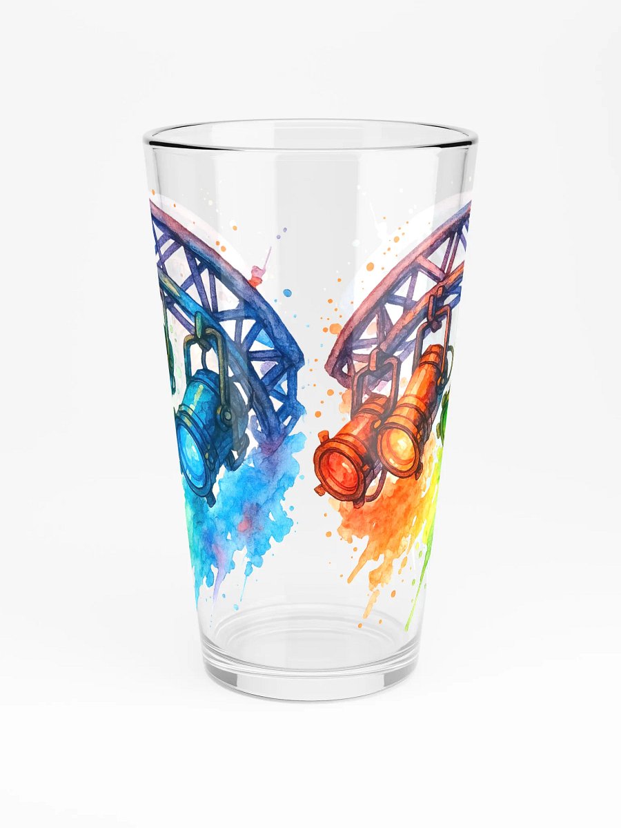 Theatrically Jerry: "Water-PAR II" Watercolor PAR Light Pint Glass product image (3)