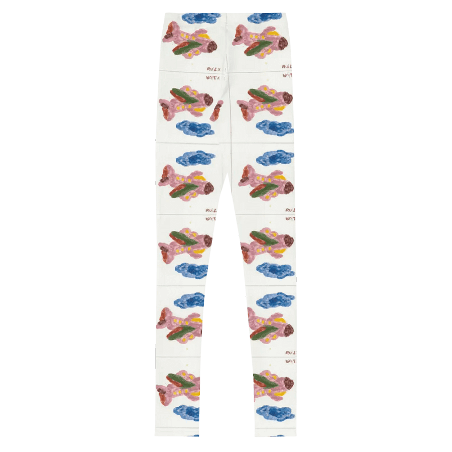 Kid Airplane (All-Over Print Youth Leggings) product image (4)