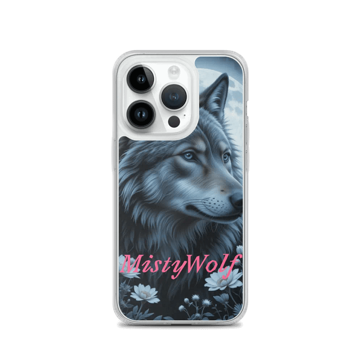 MistyWolf Moonlit iPhone® Clear Case product image (3)