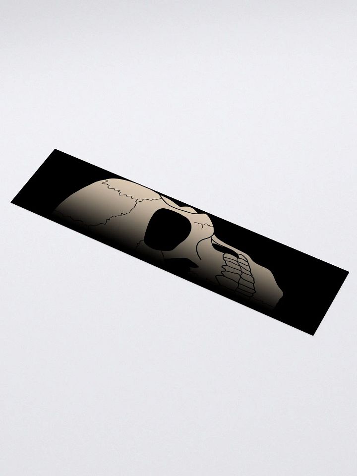 Faded skull left side large sticker product image (1)