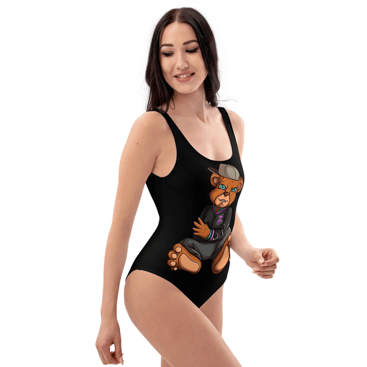 Sitting Bear All-Over Print One-Piece Swimsuit product image (2)