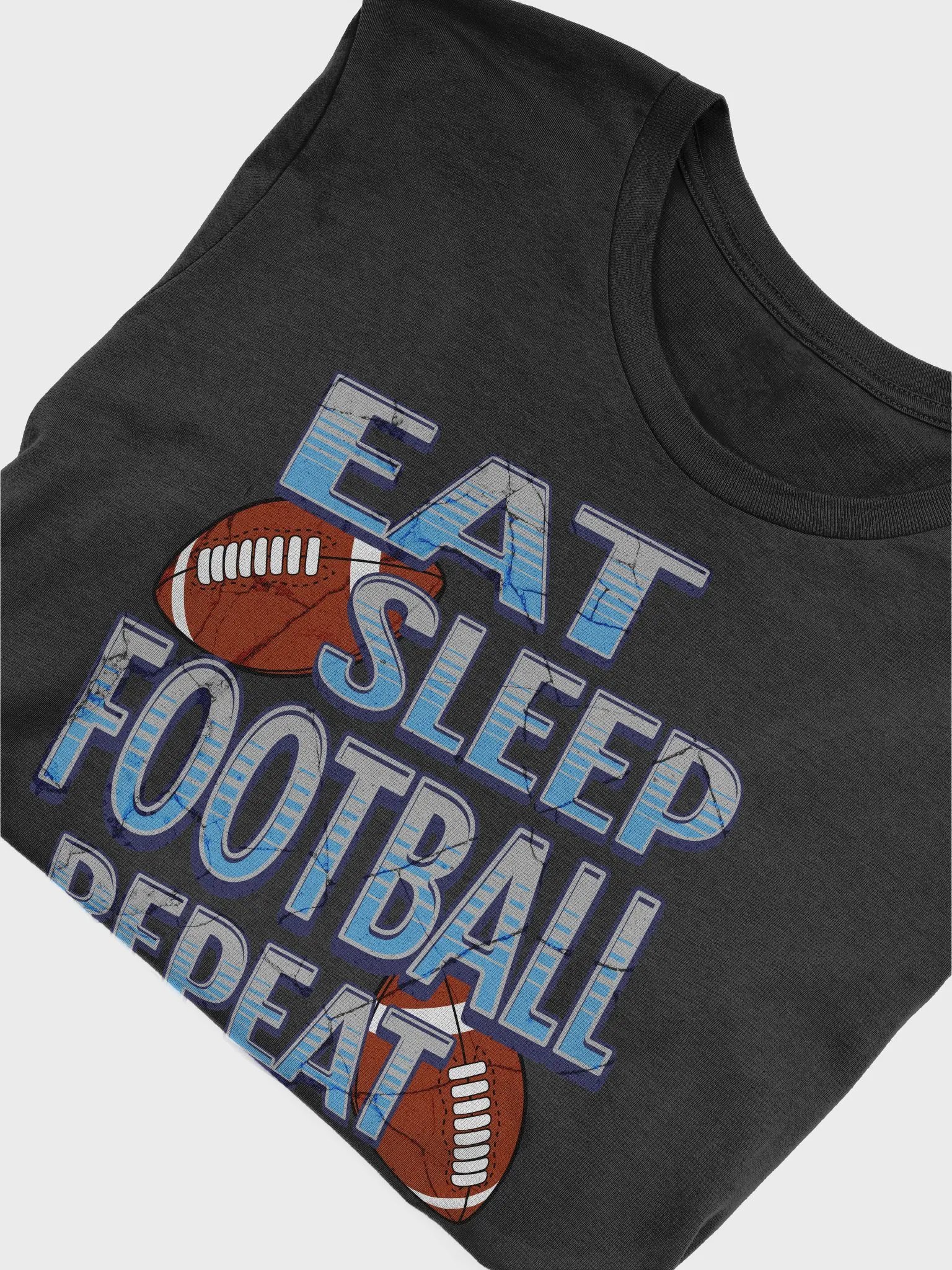 Eat Sleep Football Repeat Tee product image (3)