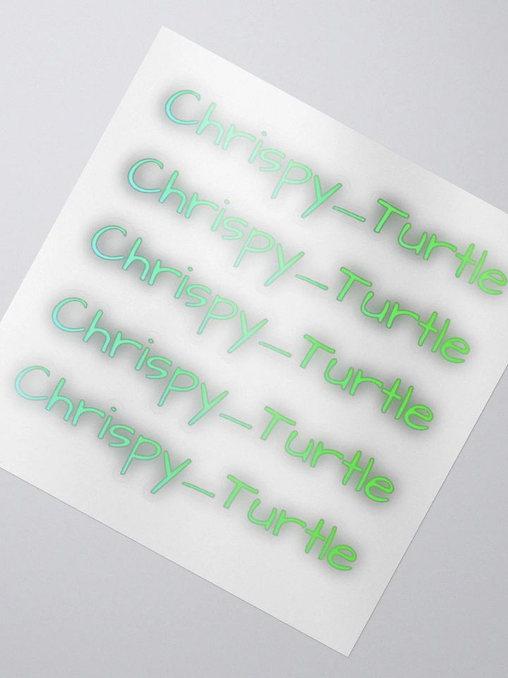 Chrispy_Turtle Text Stickers product image (2)