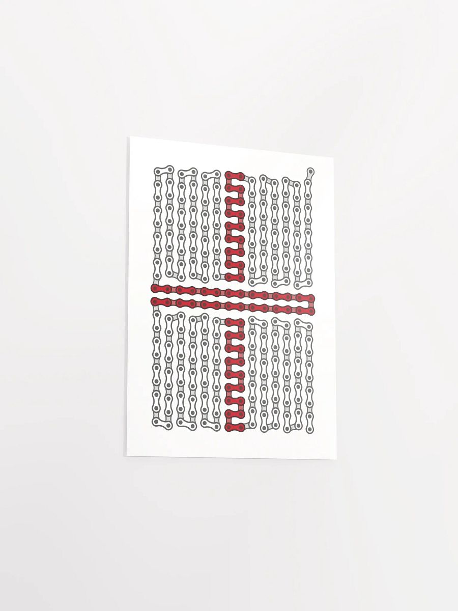 England Bike Chain Flag Poster product image (3)