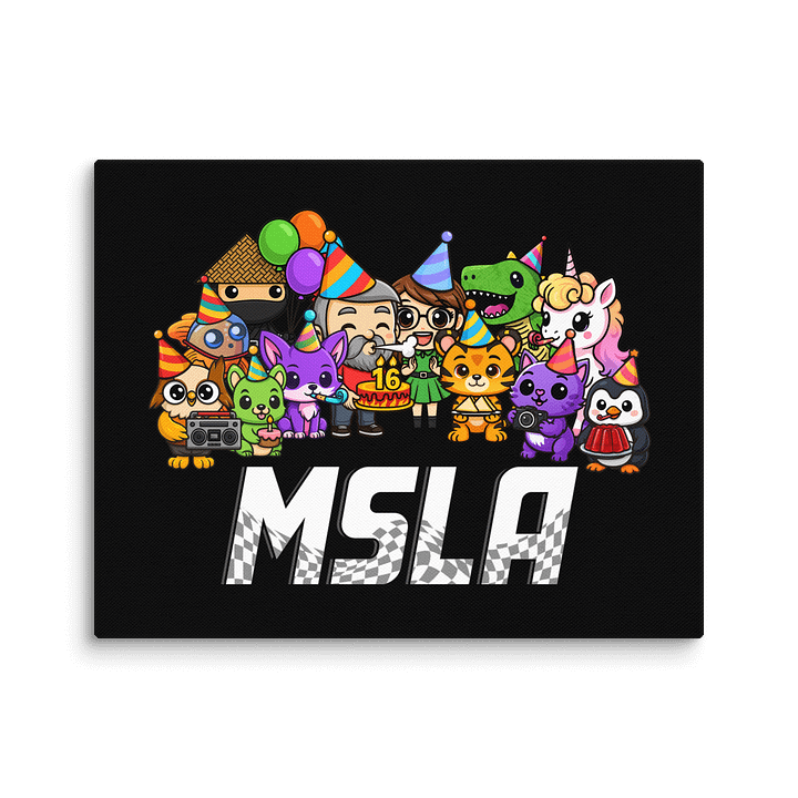 MSLA Sweet Sixteen - Canvas Print product image (1)