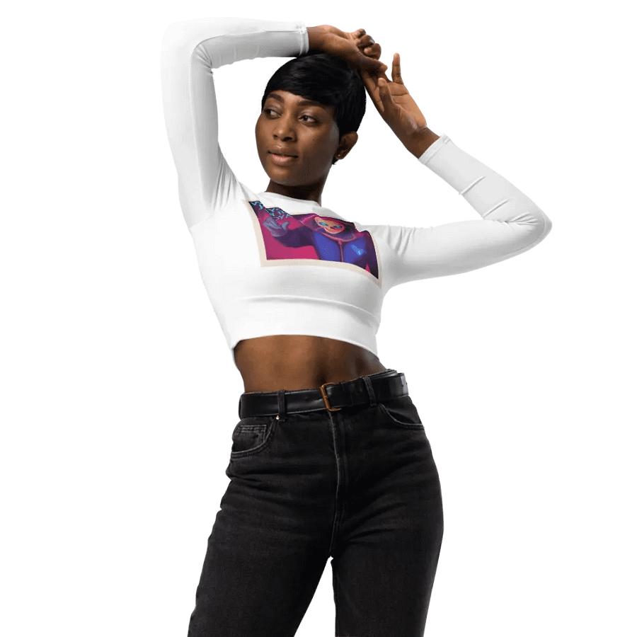 Cosmic Voyager Cropped Long-Sleeve product image (3)