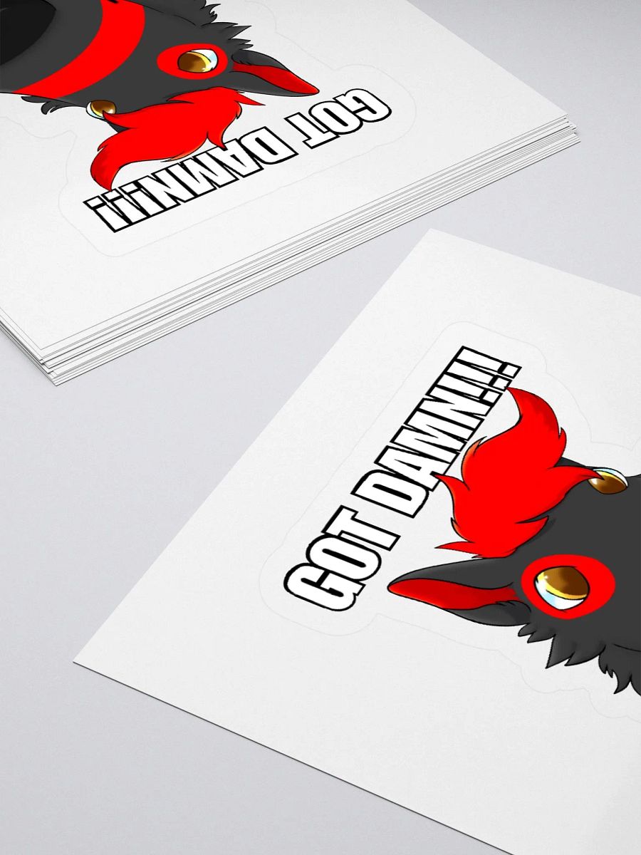 GOT DAMN!!! Sticker product image (12)
