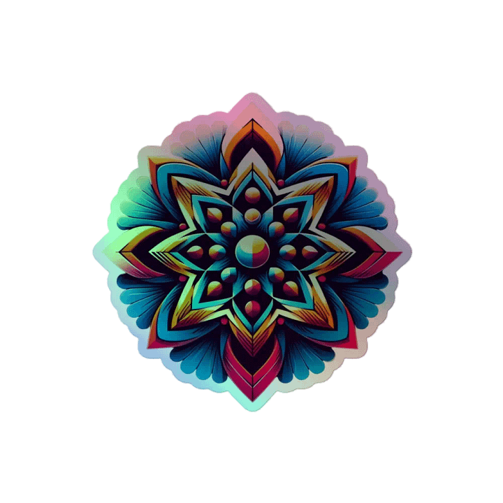 Symmetrical Splendor Holographic Sticker Sheet product image (2)