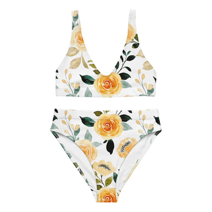Yellow Rose Delight High Waist Bikini product image (1)