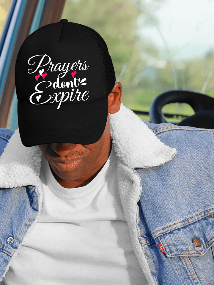 Prayers Do Not Expire Foam Trucker Hat product image (1)