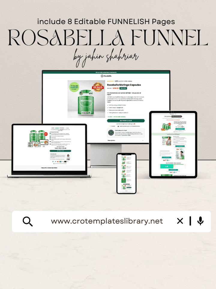 Try Rosabella Funnelish Templates product image (1)