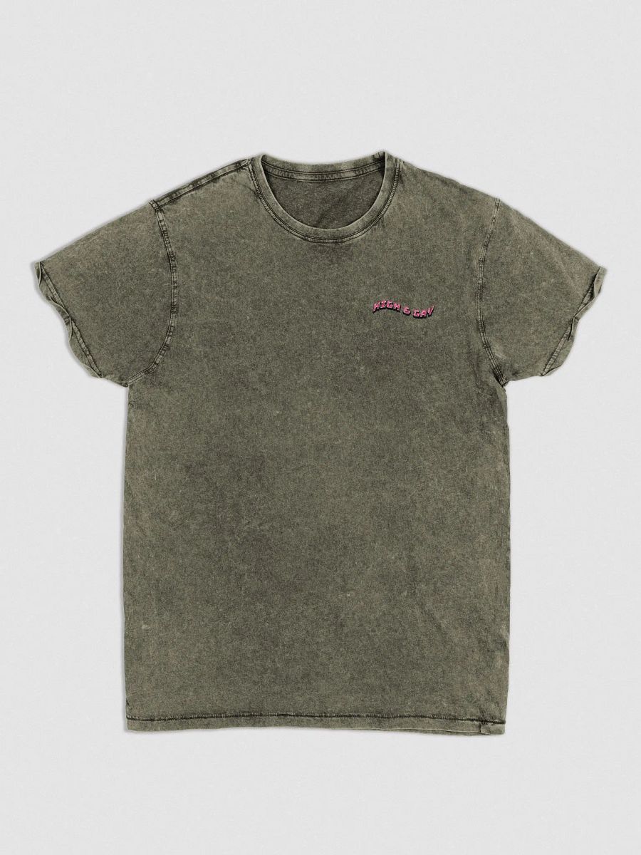 High and Gay denim tee product image (2)