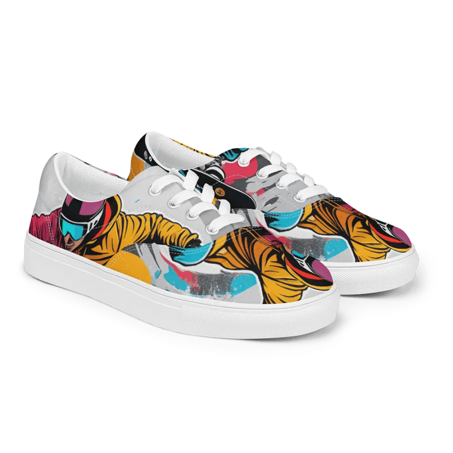 Energetic Snowboarder Canvas Shoes product image (3)