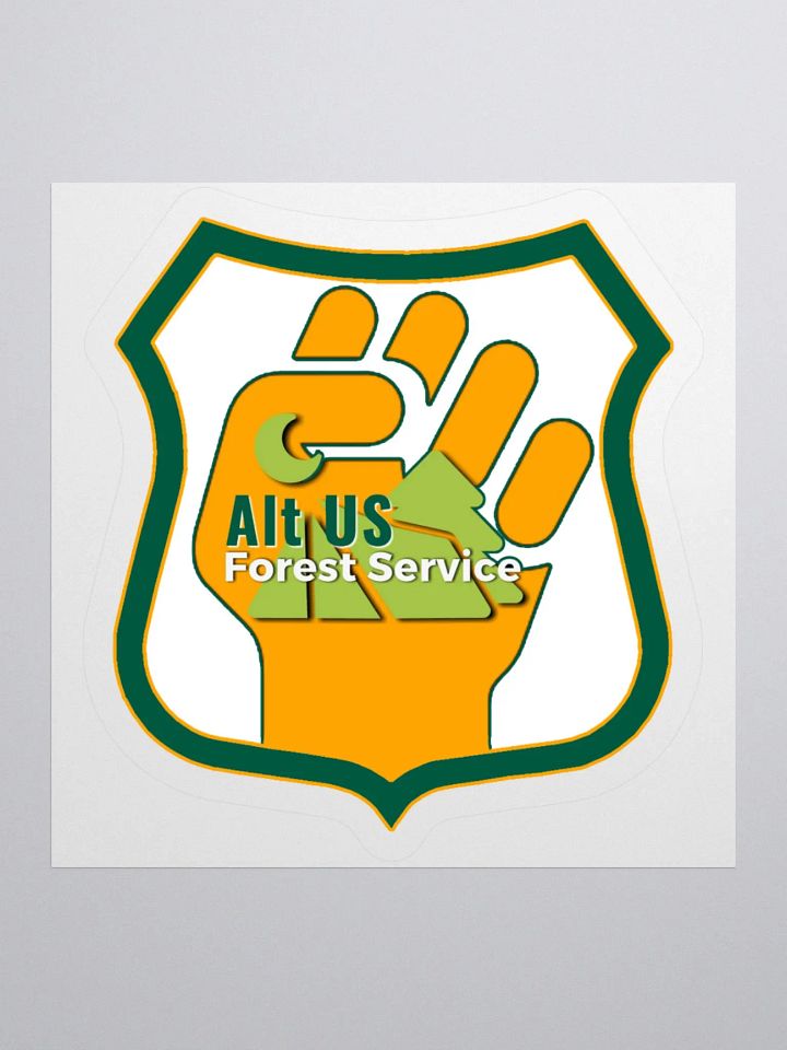 Alt US Forest Service Logo Sticker 3 SIZES Kiss Cut Vinyl Decal product image (3)