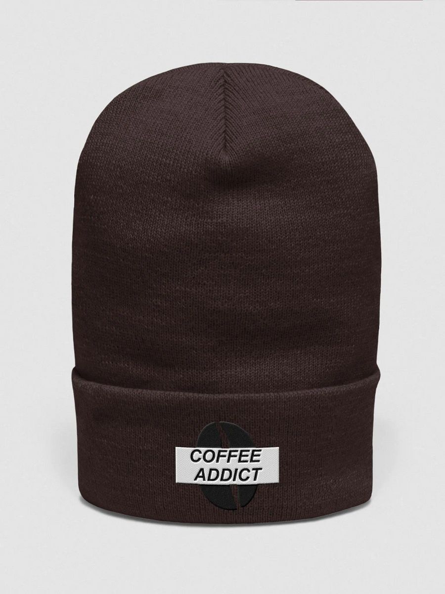 COFFEE ADDICT CUFFED BEANIE product image (1)