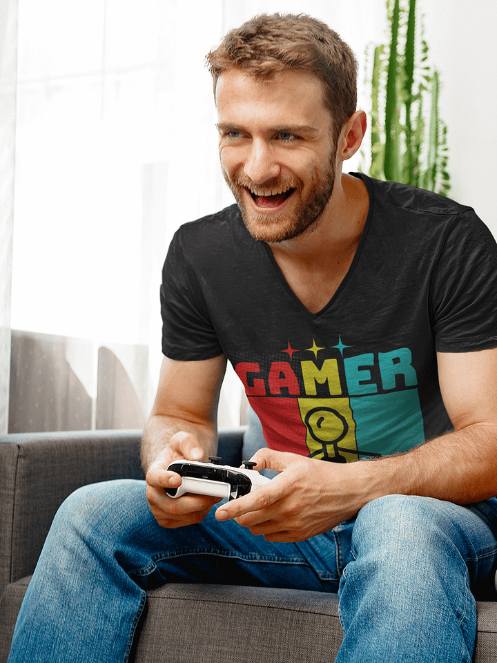 Gamer Dad Heavyweight T-shirt product image (1)