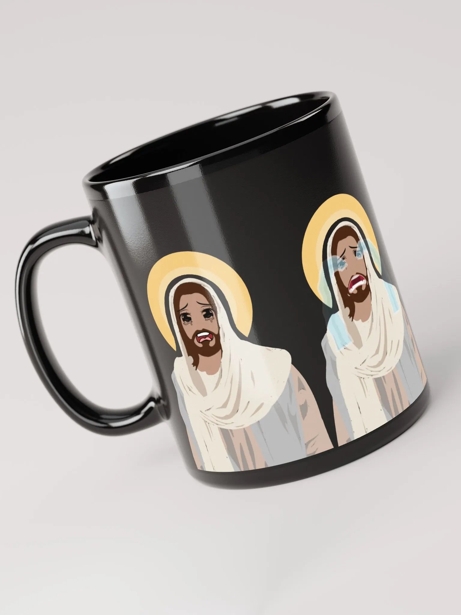 Crying Jesus Emote coffee mug product image (3)