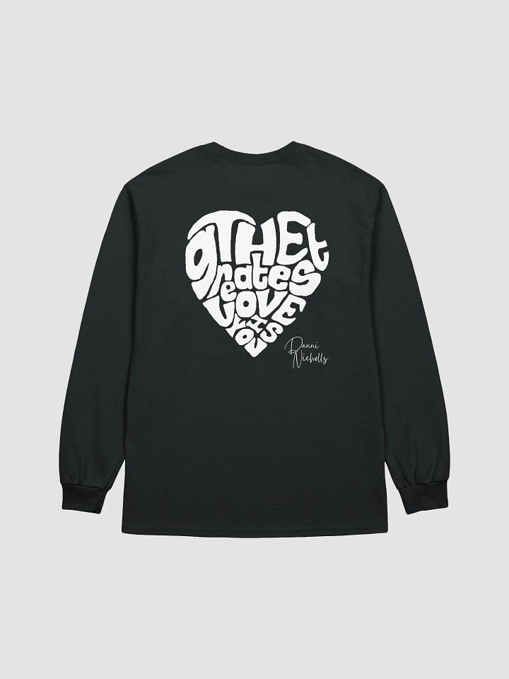 Lyric Heart long sleeve front & back product image (2)