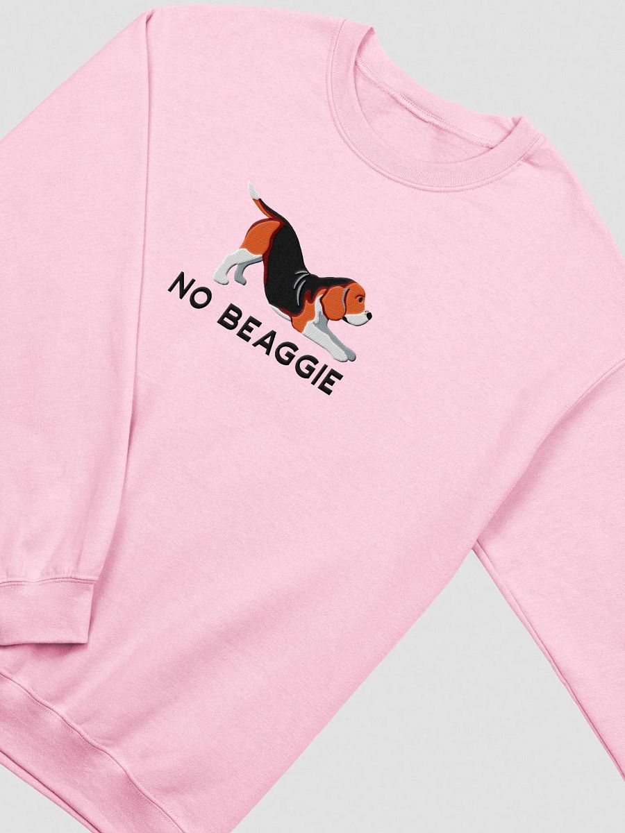 No Beaggie Sweatshirt (Embroidered) of a Beagle(Tricolor) product image (5)