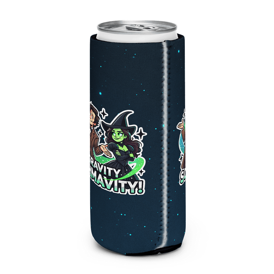 Defying Gravity Schmavity Can Cooler – Funny Wicked Whovian Coozie Gift product image (2)