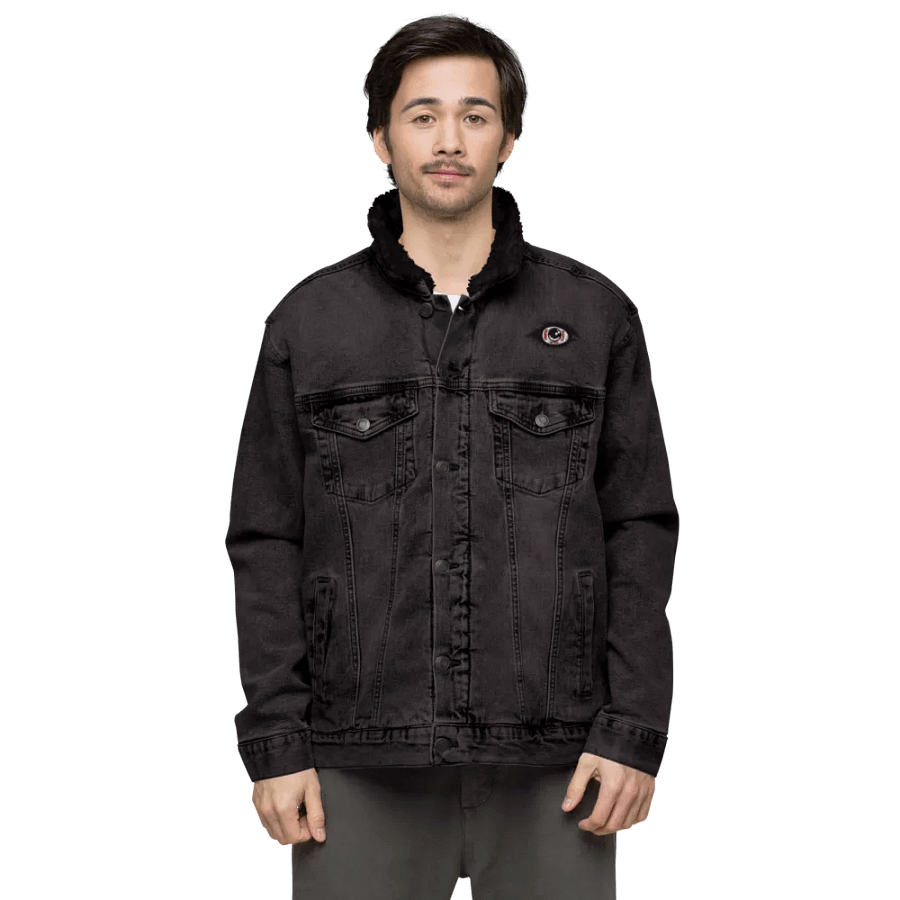 Horror Never Sleeps Sherpa Denim Jacket product image (5)