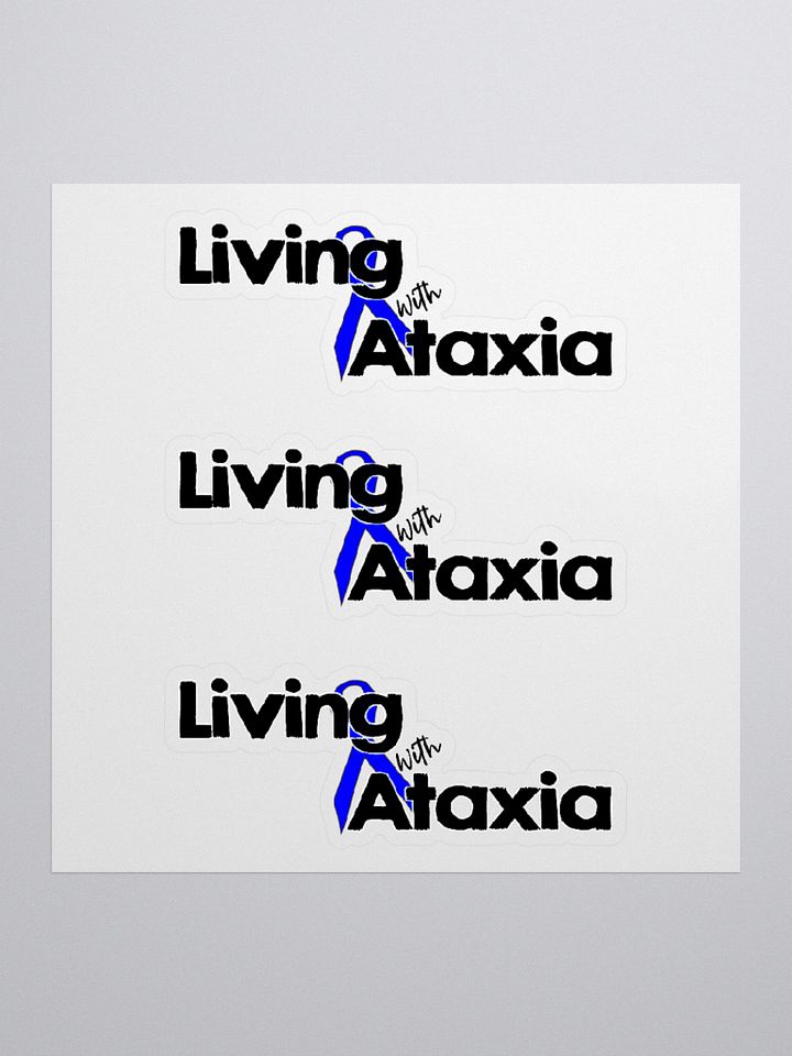 Living With Ataxia Sticker Sheet product image (1)