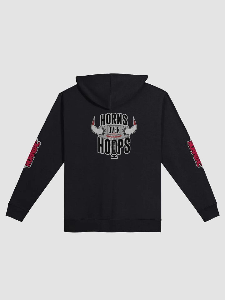 Horns Over Hoops Zip-Up Hoodie product image (2)