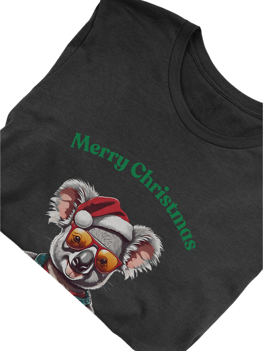 Festive Koala Merry Christmas T-Shirt - Green product image (5)
