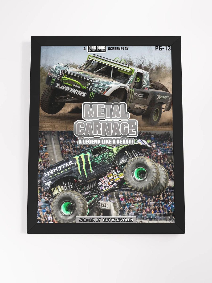 Metal Carnage Screenplay Poster In Frame product image (7)