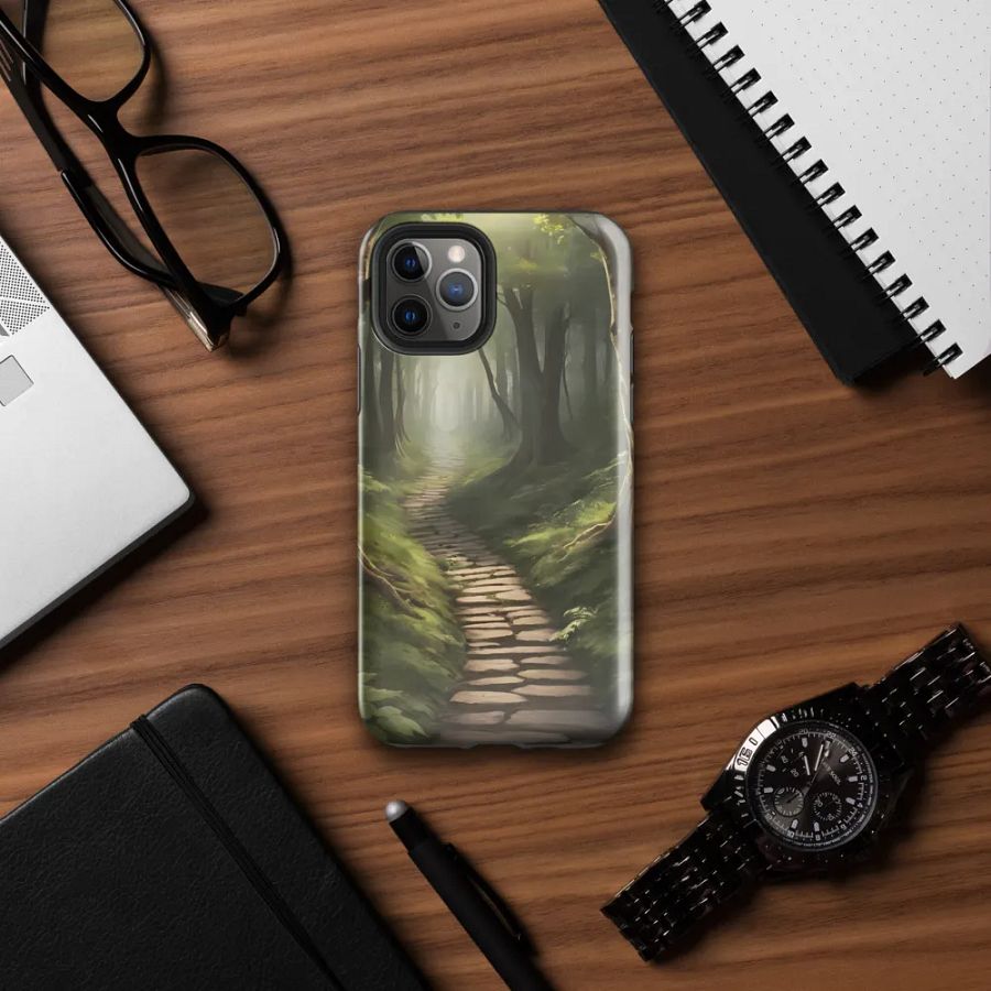 Woodland Stepping Stone Path iPhone Case product image (32)