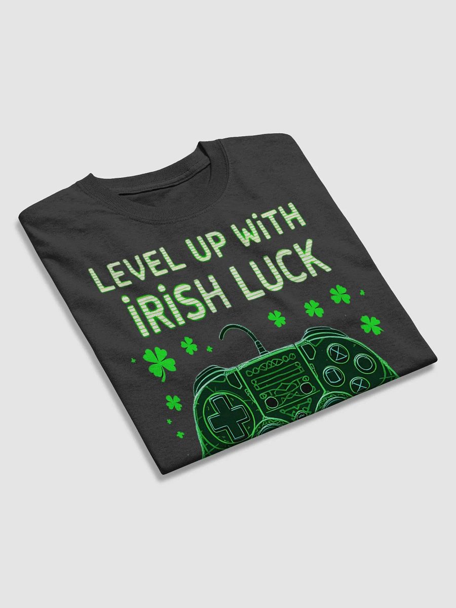 Level Up with Irish Luck | St. Patrick’s Day Gaming T-Shirt for Gamers product image (10)